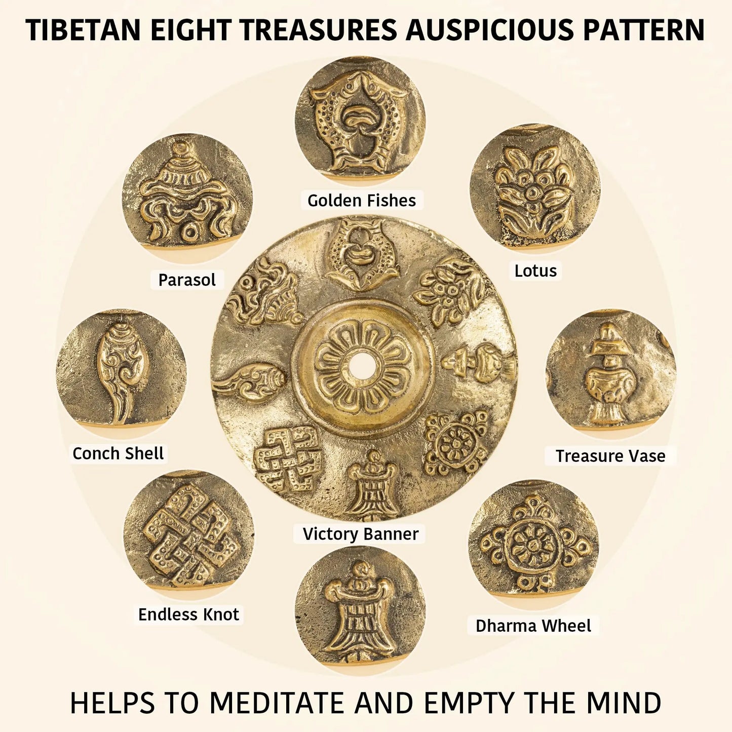 Tibetan Tingsha Cymbals 2pcs