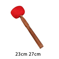 Handcrafted Red Felt Mallet
