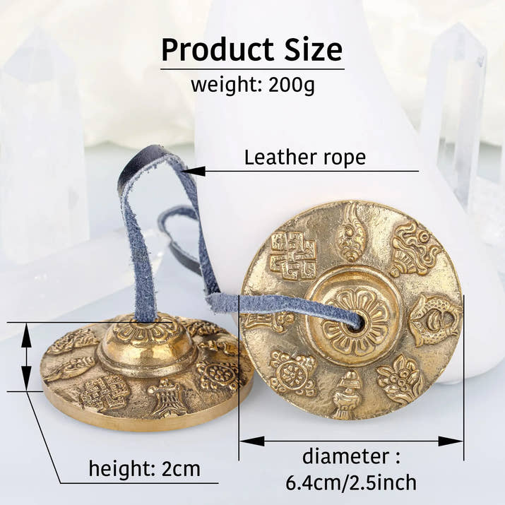 Tibetan Tingsha Cymbals 2pcs